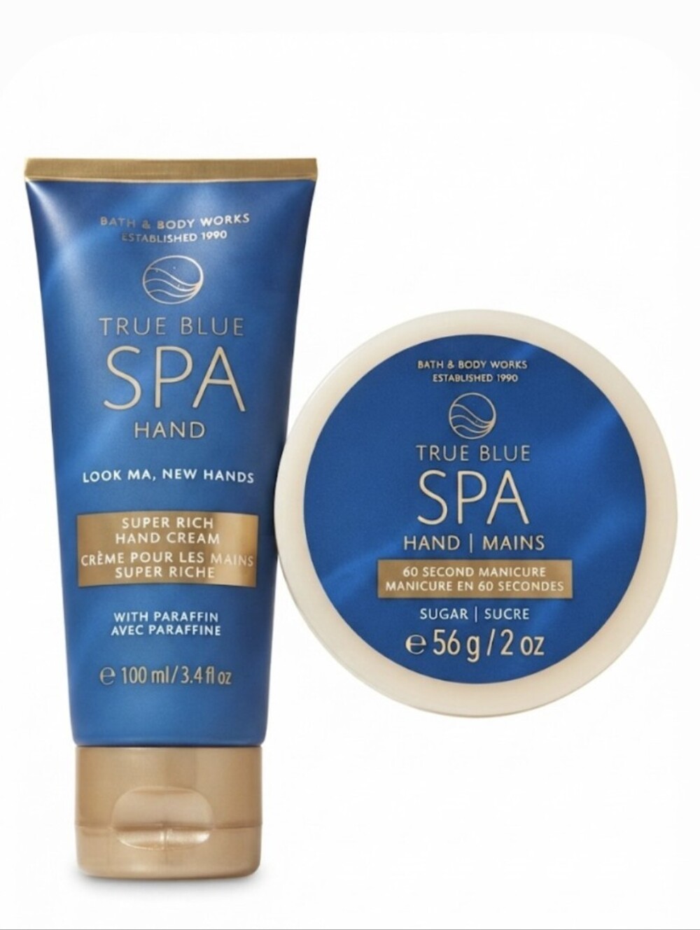 NEW Bath and Body Works True Blue Spa Hand Care Set